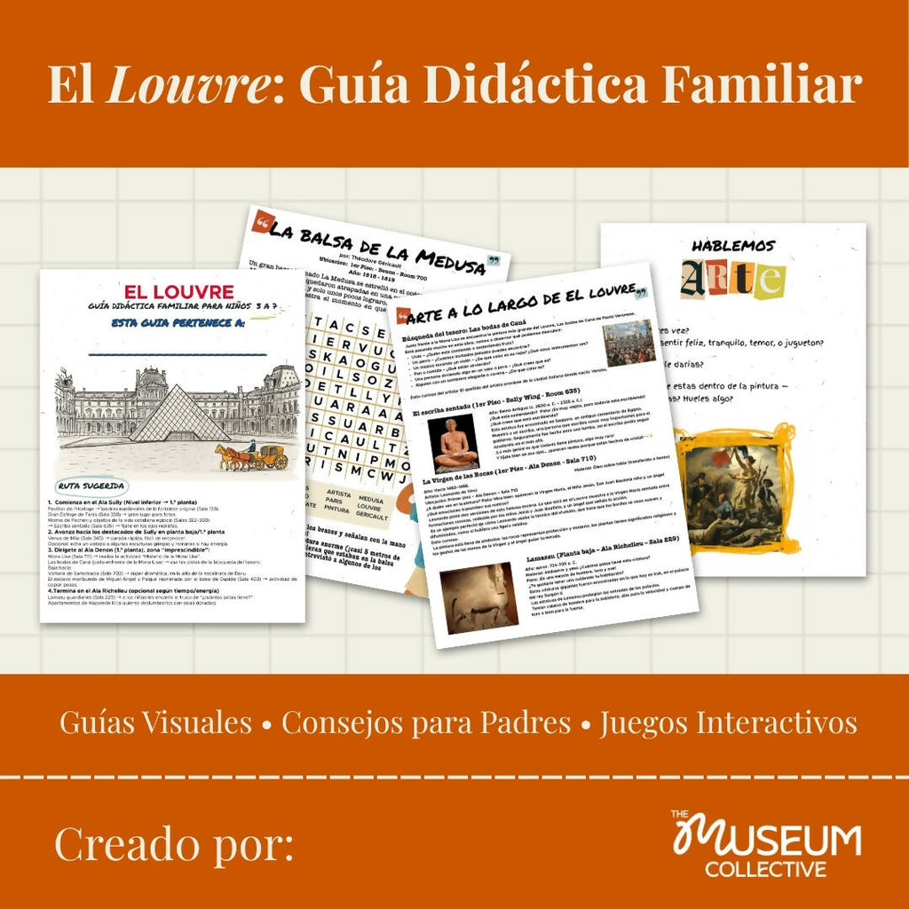 Guía del Louvre en Español para Familias | Ruta Autoguiada (PDF) – museum guide PDF preview