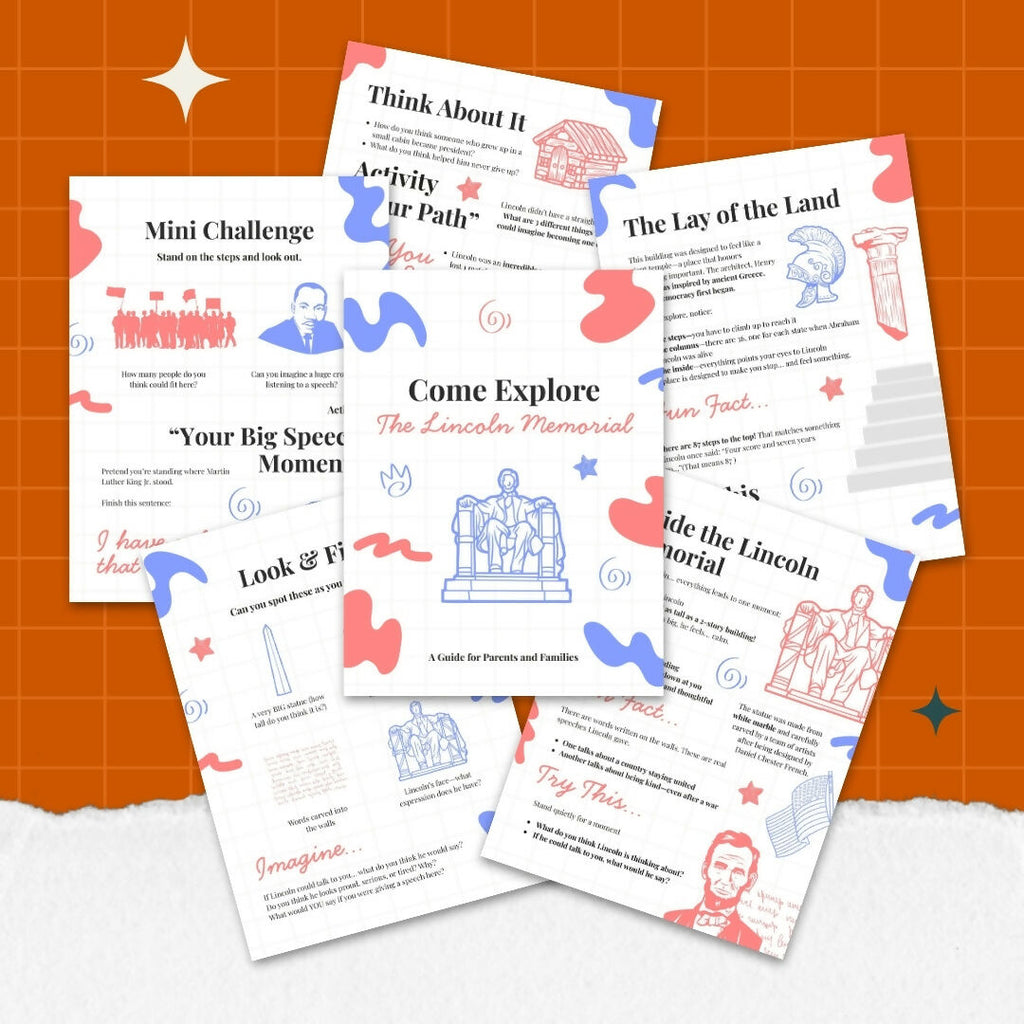 Lincoln Memorial for Kids (Ages 6–12): Interactive Family Guide + Self-Guided Tour in Washington, DC – museum guide PDF preview