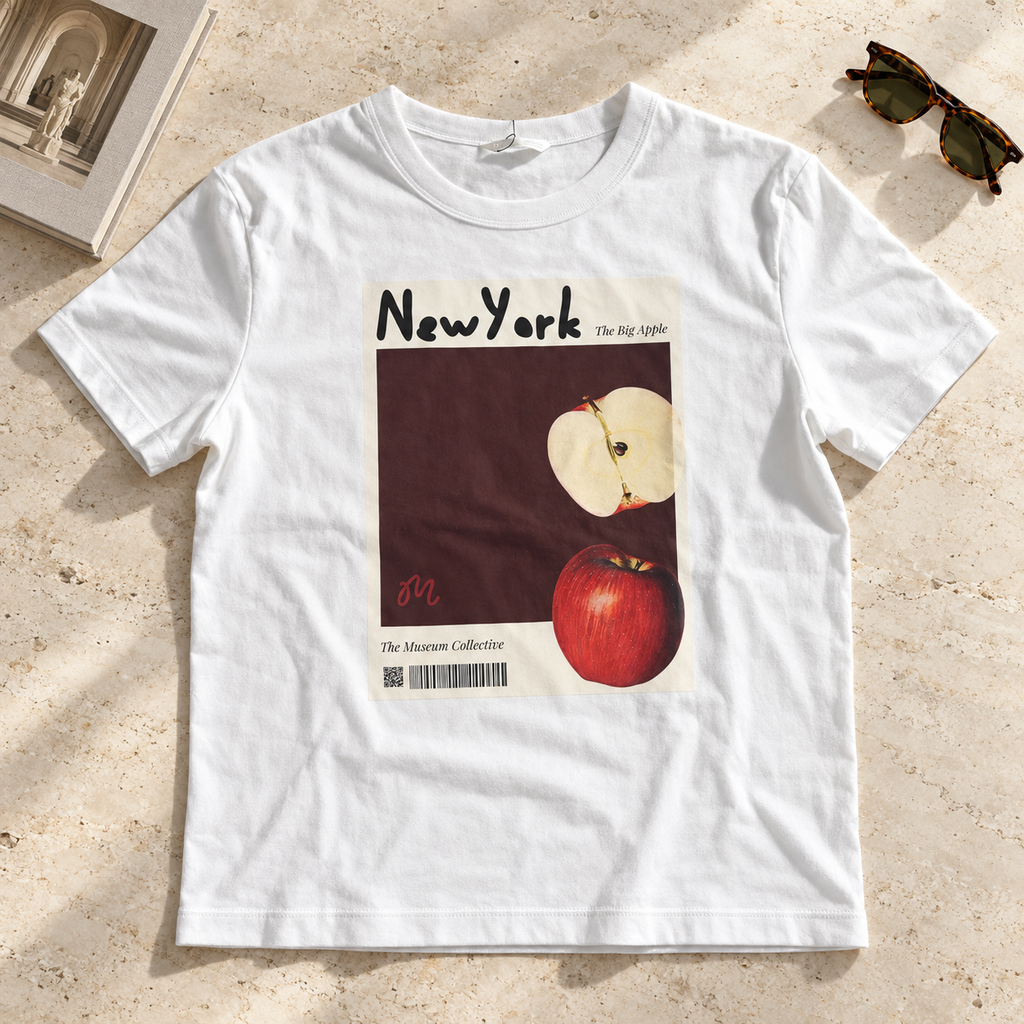 New York “The Big Apple” Tee – museum guide PDF preview
