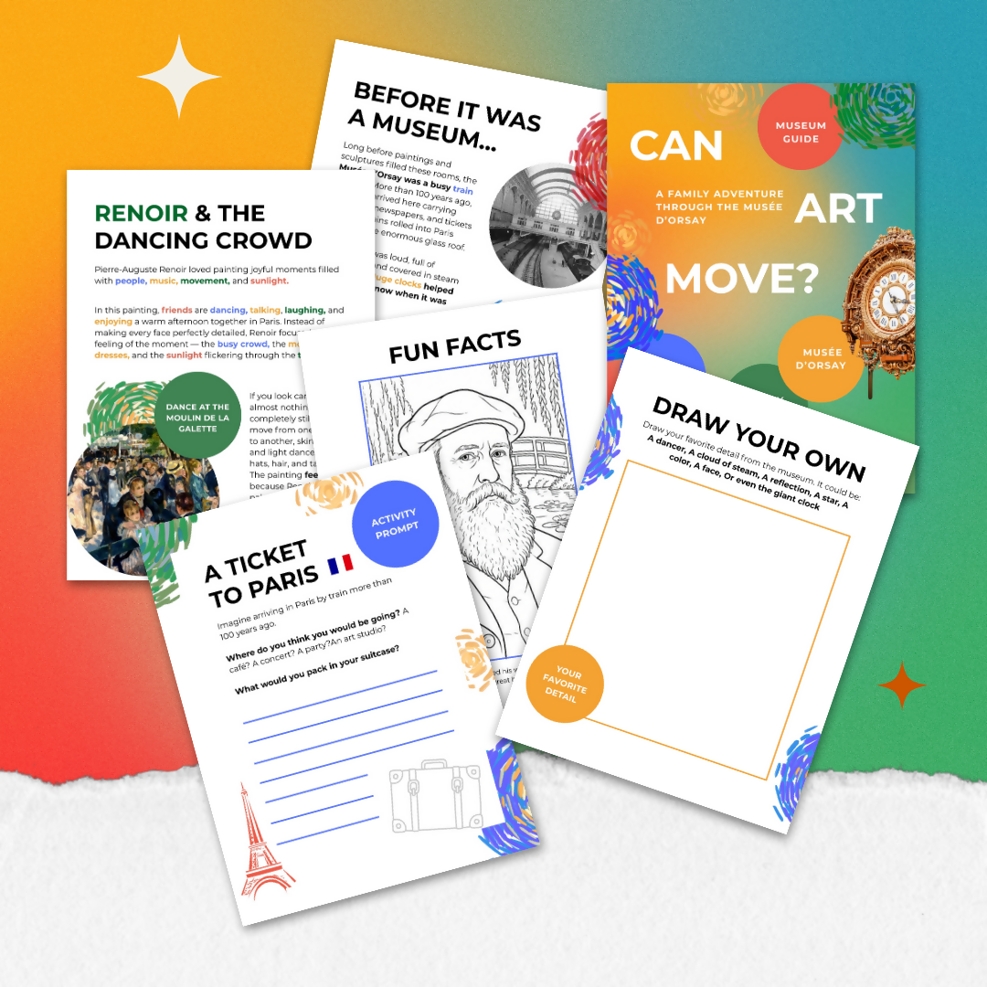 Musée d’Orsay Family Adventure Guide: Monet, Van Gogh & Impressionist Art for Kids – museum guide PDF preview