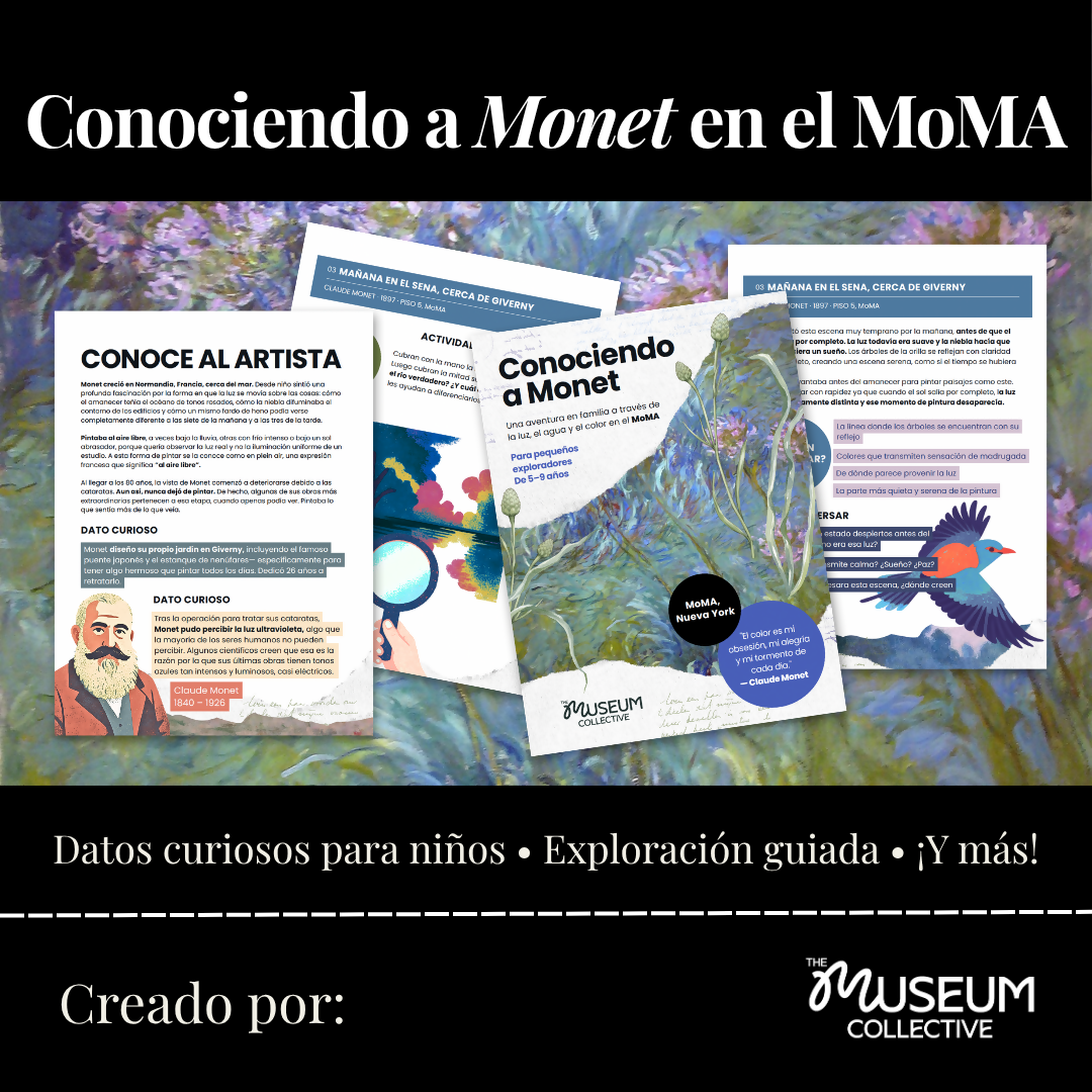 Conociendo a Monet en el MoMA: Guía familiar para pequeños exploradores De 5–9 años – museum guide PDF preview
