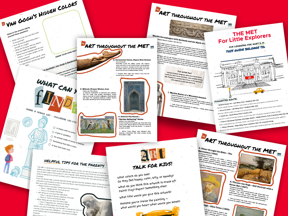 Little Explorers at The Met: Major Highlights Guide – museum guide PDF preview