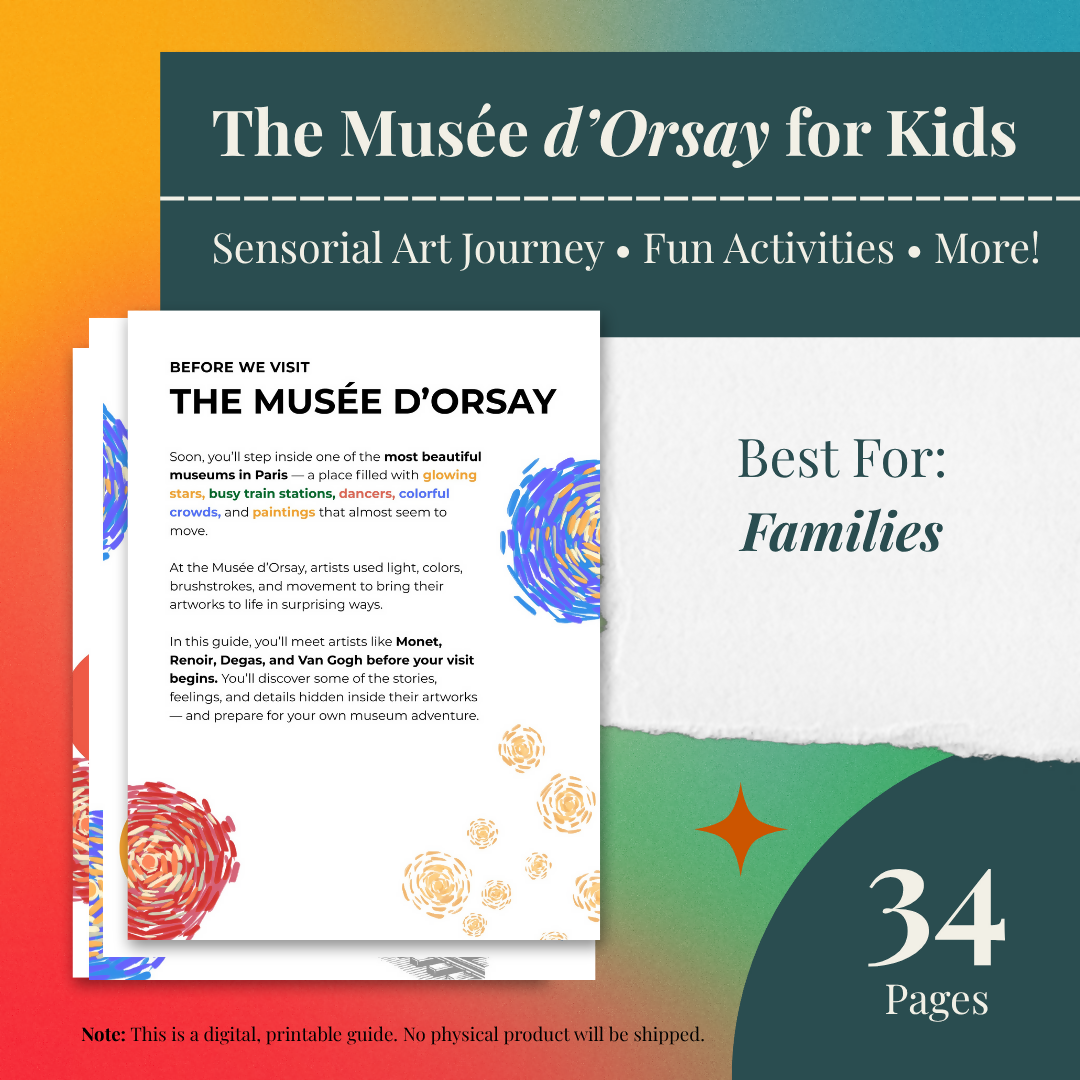 Musée d’Orsay Family Adventure Guide: Monet, Van Gogh & Impressionist Art for Kids – museum guide PDF preview