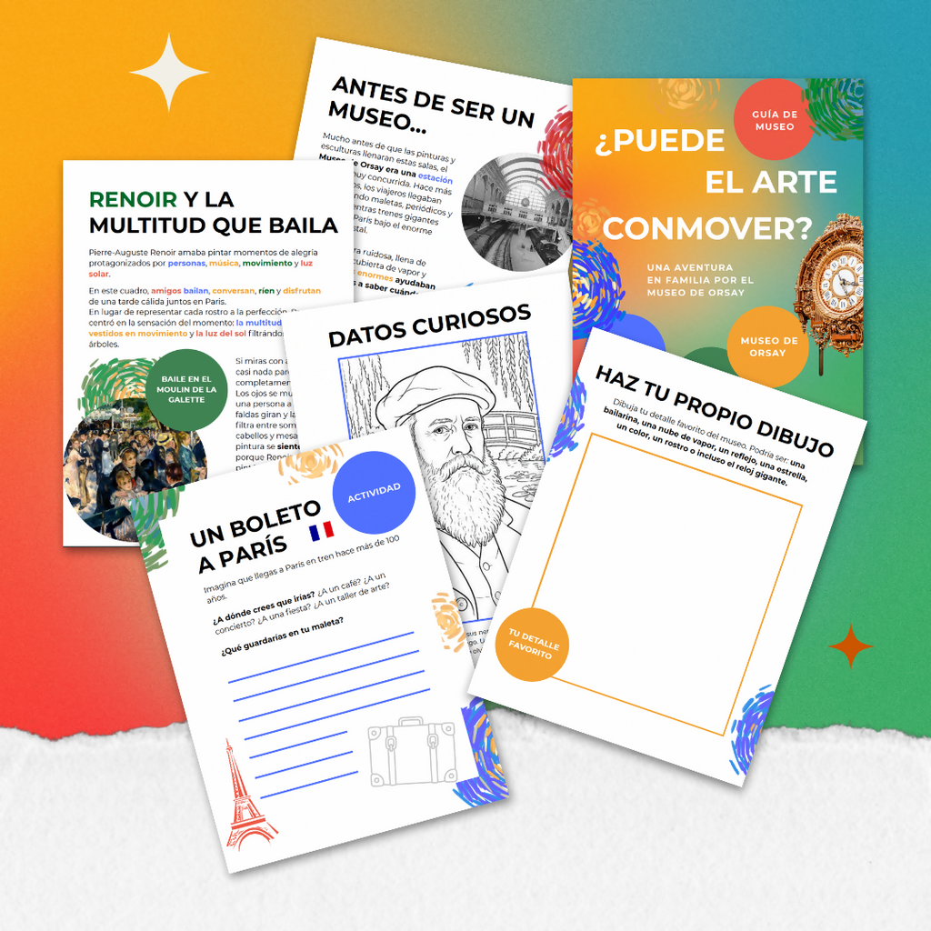 Guía Familiar del Museo de Orsay: Monet, Van Gogh y el Impresionismo para Niños – museum guide PDF preview